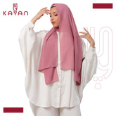 Chiffon Plain Scarf - Thulian Pink